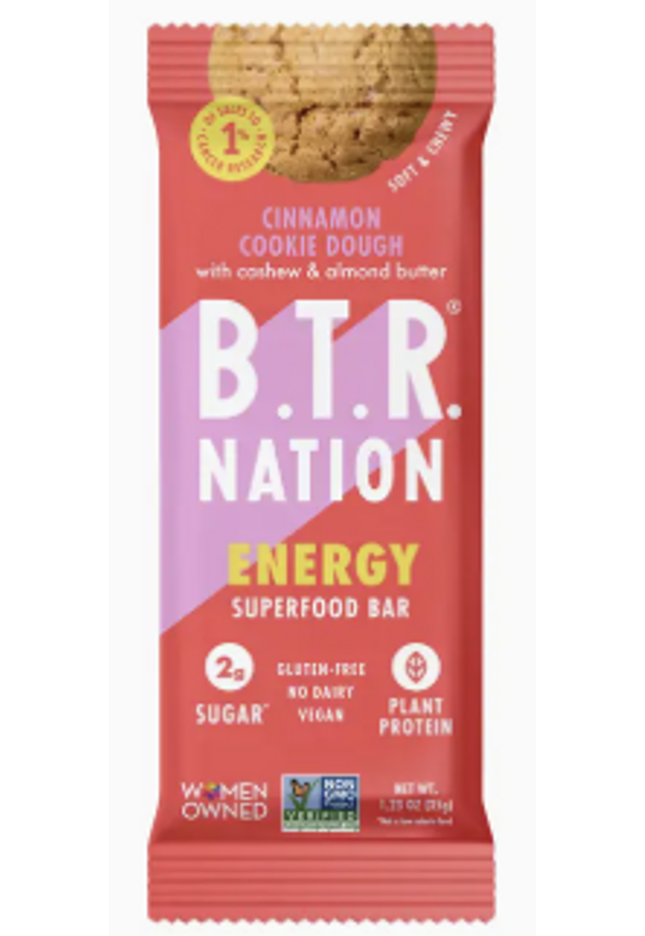 B.T.R. Nation Cinnamon Cookie Dough Nut Butter Bar