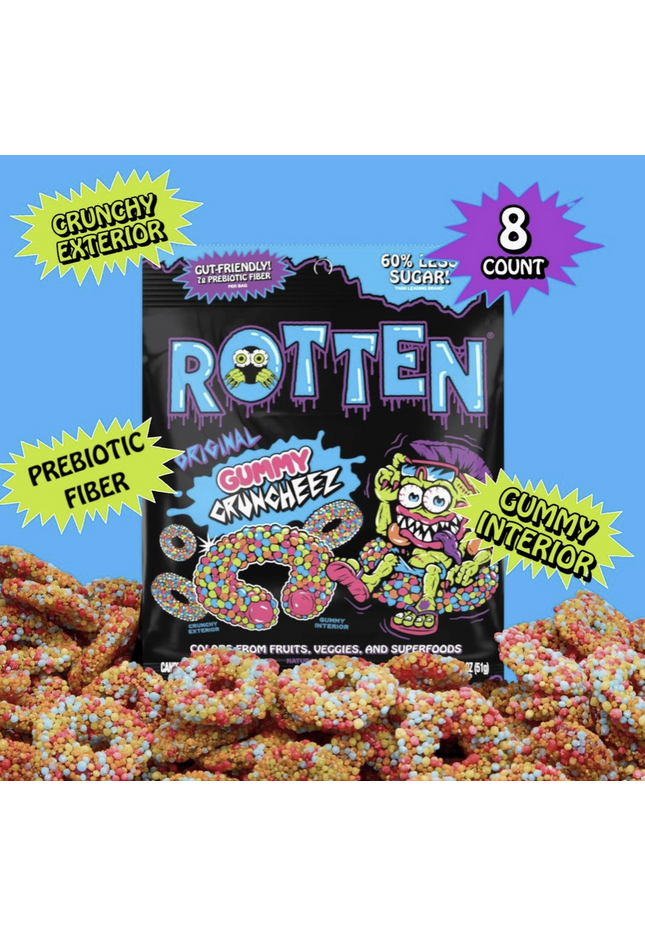 Original Cruncheez Gummy Candy: Gf, Prebiotics, Low Sugar