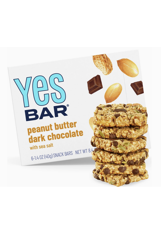 YES Bar Peanut Dark Chocolate with Sea Salt