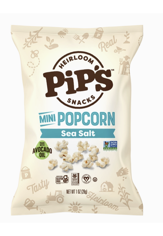 Pipcorn Mini Popcorn Sea Salt
