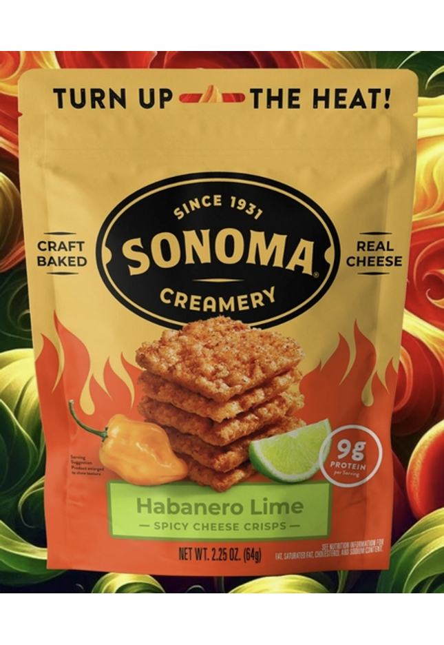 Habanero Lime Spicy Cheese Crisps