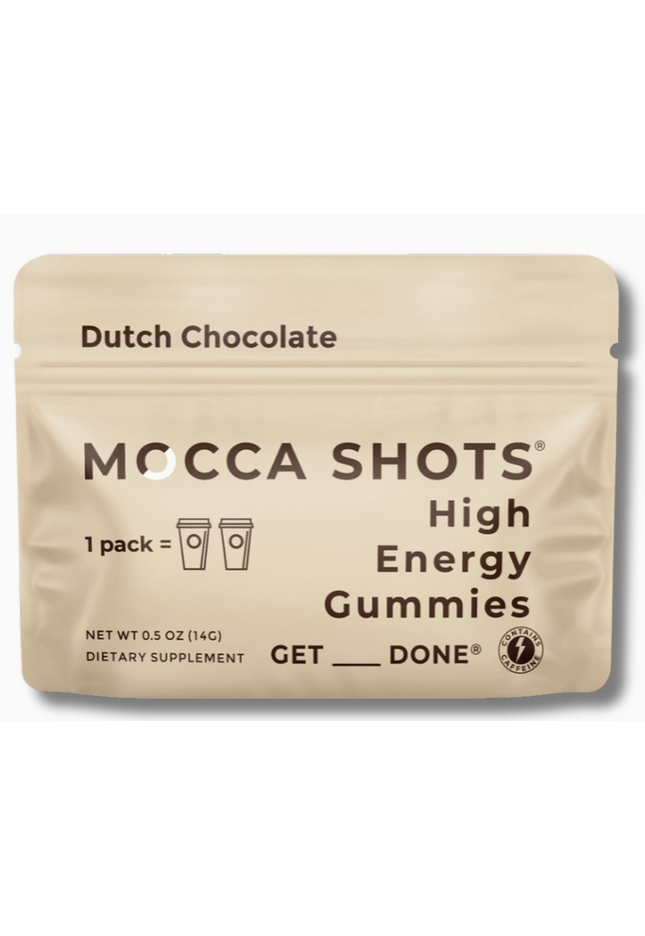 Mocca Shots Dutch Chocolate Caffeine Gummy