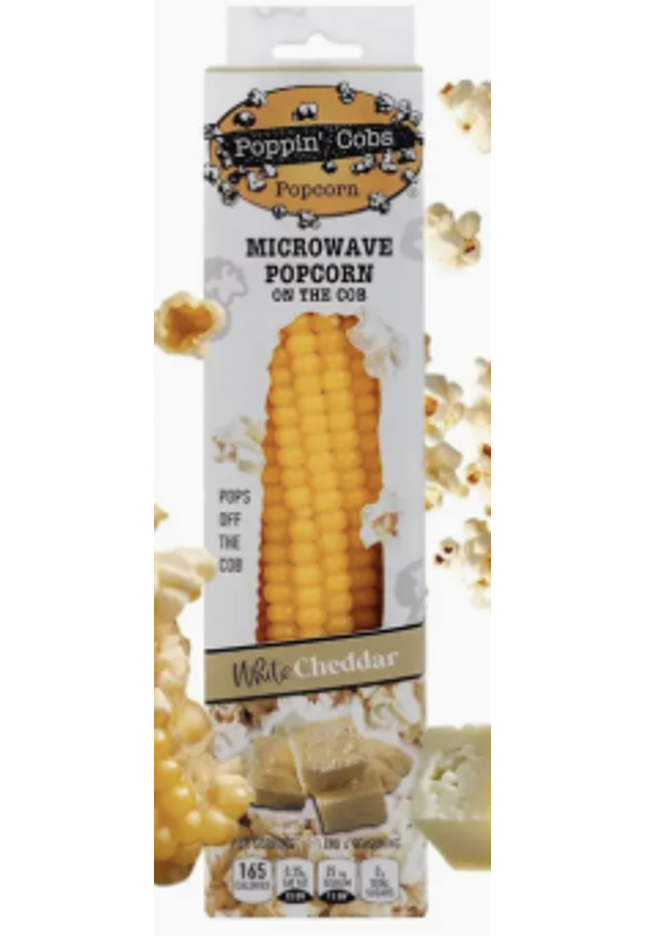 Popcorn On the Cob with White Cheddar Seasoning