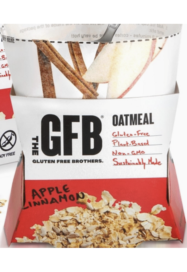 The GFB: Apple Cinnamon Protein Oatmeal Pop-Up Cup