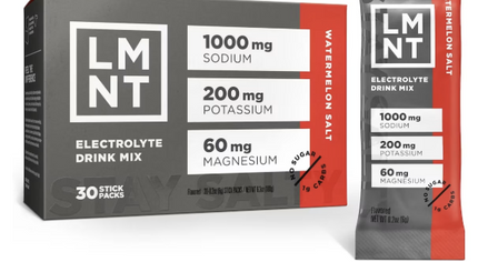 LMNT Zero-Sugar Electrolytes Watermelon (30 pack)