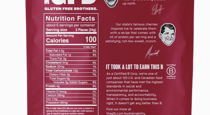 G.F.B. Chocolate Cherry Almond Bites 4 oz