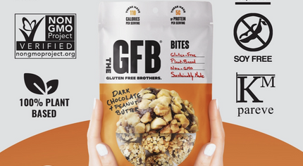 The GFB: Dark Chocolate Peanut Butter Protein Bites