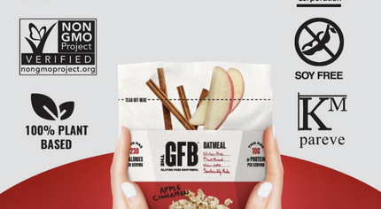The GFB: Apple Cinnamon Protein Oatmeal Pop-Up Cup
