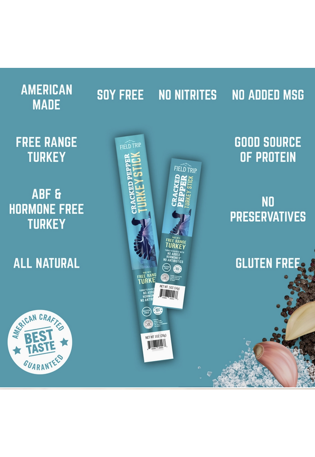 Field Trip Cracked Pepper Turkey Stick Mini
